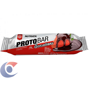 Barra Proteica Protubar Nutrata Sensation Morango 70g