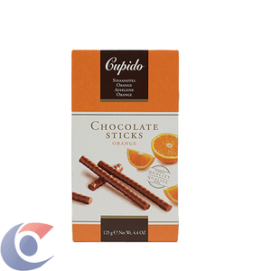 Chocolate Belga Cupido Bastão Chocolate Laranja 120g