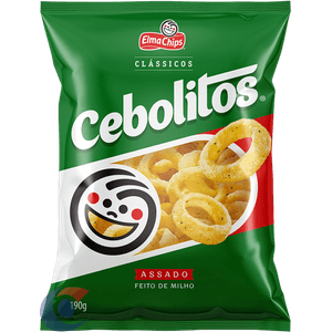 Salgadinho De Milho Cebola Elma Chips Cebolitos 190g