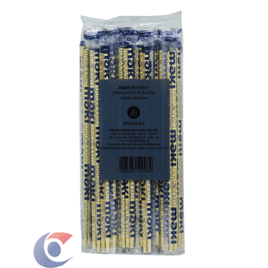 Hashi Bambu Maki Redondo Embalagem Plástica Com 50 Pares