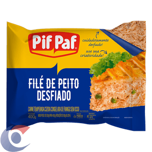 File De Peito De Frango Congelado Pif Paf Temperado 400g
