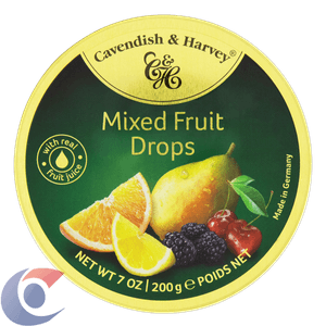 Bala Alemã Cavendish Mixed Fruit 200g