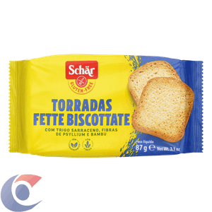 Torrada Integral Schar Sem Glutén E Sem Lactose 87g