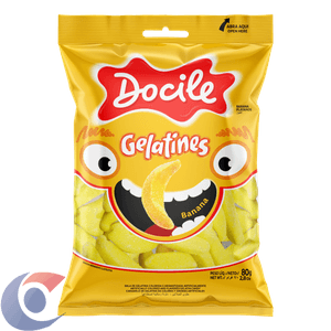 Bala Gelatines Docile Banana 80g