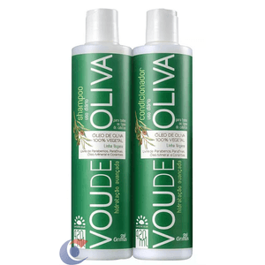 Kit Shampoo 420ml + Condicionador 420ml Griffus Vou De Oliva