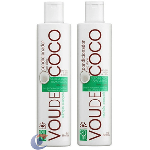 Kit Shampoo 420ml + Condicionador 420ml Griffus Vou De Coco