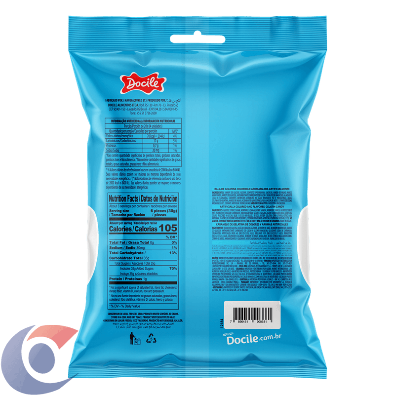 BALA-GEL-DOCILE-80G-AMORA