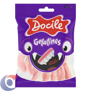 Bala Gelatines Docile Dente De Vampiro 80g