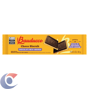 Chocobiscuit Bauducco Meio Amargo 80g