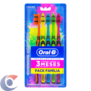 Escova Dental Oral-B Color Collection Pack Familiar 5 Un