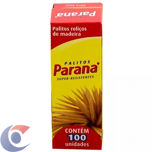 Palito Dental Paraná Madeira 100 Un