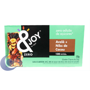 Barra De Cereal &Joy Zero Açúcar Avelã E Nibs De Cacau 50g