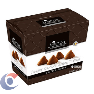 Bombom Belga Bianca Trufado Chocolate Extra Dark Amargo 175g