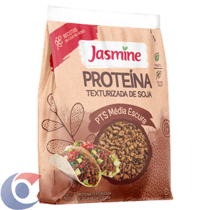 Proteína Texturizada De Soja Média Integral Jasmine Pacote 500g