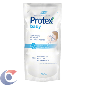 Sabonete Líquido Para Bebê Protex Baby Delicate Care 380ml