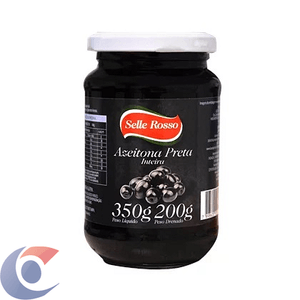 Azeitona Importada Espanhola Selle Rosso Preta Com Caroço 200g