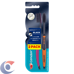 Escova Dental Ultramacia Condor Sensitive Cabeça M Leve 2 Pague 1 Unidade