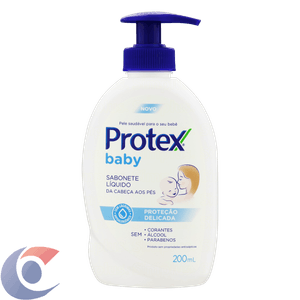 Sabonete Líquido Infantil Para Bebês Protex Baby Delicate Care 200ml
