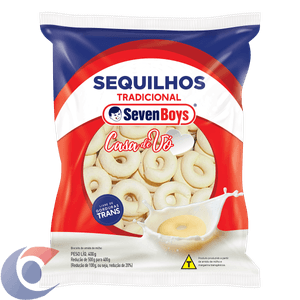 Biscoito Sequilhos Seven Boys 400g