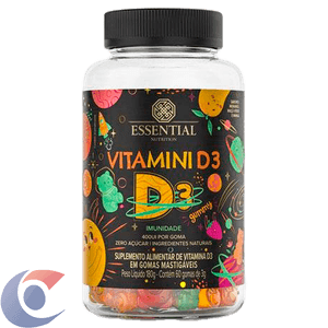Supl Alim Essential Gomas 180G Vita D