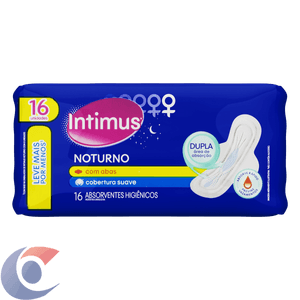 Absorvente Intimus Suave Noturno Com Abas 16 Un