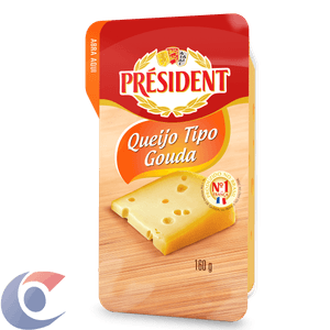 Queijo Gouda Fracionado President 185g