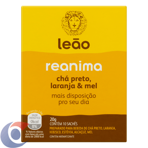Chá Leão Funcionais Reanima - 10 Sachês