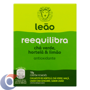 Chá Leão Funcionais Reequilibra - 10 Sachês