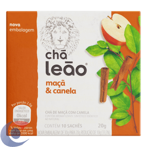 Chá Leão Maçã Com Canela - 10 Sachês