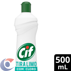 Desinfetante De Banheiro Especialista Cif Tira Limo Com Cloro Squeeze 500 Ml