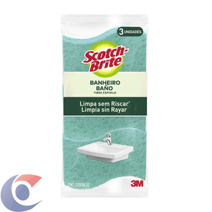 Esponja Scoth-Brite Não Risca Banheiro 3 Un Leve Mais E Pague Menos