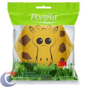 Esponja Pontija Para Banho Animais Unidade