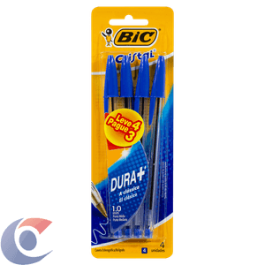Caneta Bic Cristal Azul Leva 4 E Pague 3