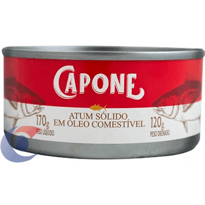 Atum Capone Sólido Em Oléo Comestível 170g