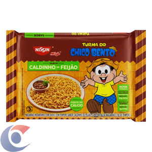Macarrão Instantâneo Turma Do Chico Bento Caldo De Feijão 75g
