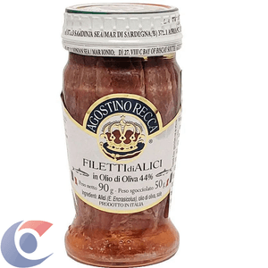 Filé De Anchova Em Azeite Agostino Recca 50g