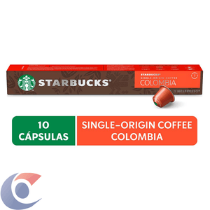 Café Em Cápsula Starbucks Single - Origin Colombia By Nespresso Torra Média 10 Cápsulas