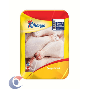 Coxa De Frango Congelado Kifrango Bandeja 1kg