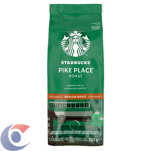 Café Torrado E Moído Starbucks Pike Place Torra Média Sachê 250g