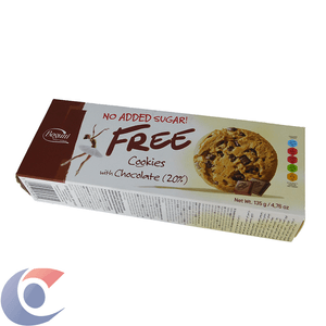 Biscoito Polônes Bogutti Free Sem Açucar Gotas De Chocolate 135g