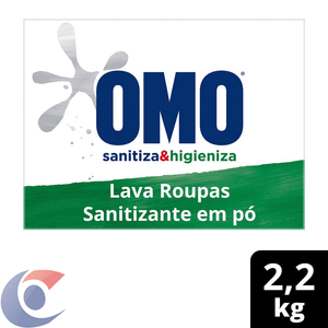 Sanitizante Em Pó Omo Lavagem Perfeita 2,2 Kg