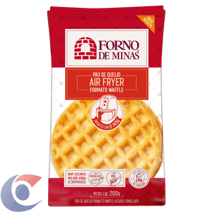 Pão De Queijo Forno De Minas Waffler Assado Congelado 200g