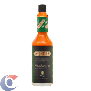 Molho De Pimenta Mendez Habanero Com Ervas Finas 60ml