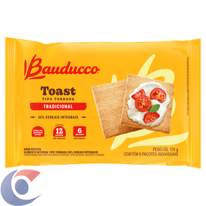Torrada Bauducco Toast Tradicional 128g