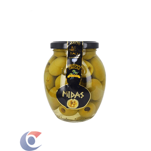 Azeitona Verde Grega Midas Sem Caroço 360g