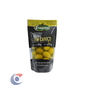 Azeitona Espanhola Verde Sem Caroço Fragata Hojiblanca 180g