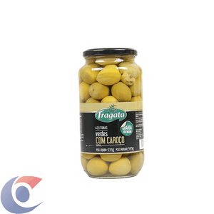 Azeitona Espanhola Verde Sem Caroço Fragata Gordal 900g