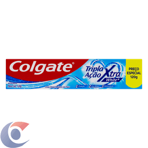 Creme Dental Colgate Tripla Ação Xtra White 120g