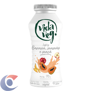 Iogurte Vida Veg Coco Com Banana, Mamão E Maça 170gr
