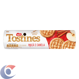 Biscoito Tostines Maçã E Canela 160g